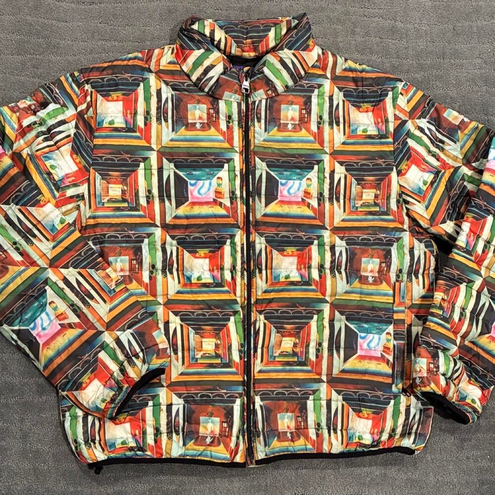 Fa puffer zip up allover